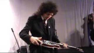 Queen guitarist Brian May plays at opening of JMU media...