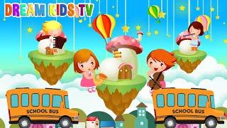 The Wheels On The Bus - Nursery Rhymes & Kids Songs | DreamKids Tv