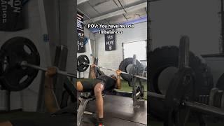 When you realize you have muscle imbalances. #fitness #viral #shorts #youtubeshorts