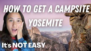HOW TO RESERVE a CAMPSITE in Yosemite National Park | Making a campground reservation at Yosemite