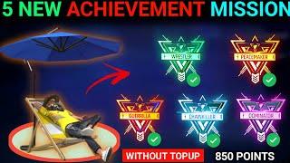 How To Complete All Achievement Mission | Free Emote Kaise Milega | Takedown Pro Achievement Mission