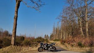 Kurven fahren an der Eifel | Honda CBR125R | Raw Video