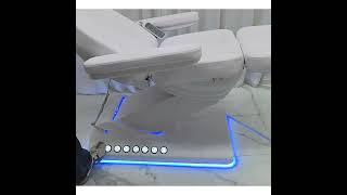 Electric Full Body Function Beauty Salon Massage Cosmetic Manicure Chair Esthetician Bed foot pedals