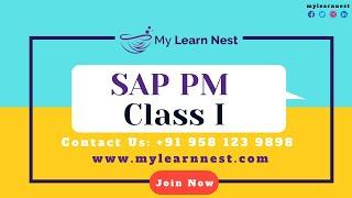 Best SAP PM Training in Hyderabad | SAP PM Training in Hyderabad - My Learn Nest