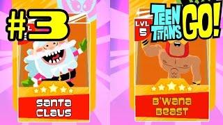 Teeny Titans Android Gameplay #3 - Santa Claus, B'wana Beast Unlocked