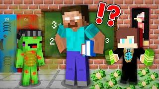 Poor Student vs Rich Student in Minecraft!