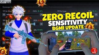 NEW UPDATE 3.4 !!  BEST SENSITIVITY CODE + CONTROL SETTINGS PUBG MOBILE /BGMI BEST SENSITIVITY 2024