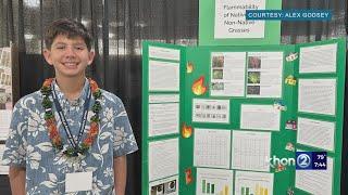 Kahala teen aims to combat wildfire risks in Hawaii with groundbreaking research