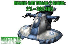 How To: 2% Damage Heroic AAT Phase 2 Droids HAAT NAAT Full Guide! Star Wars Galaxy of Heroes