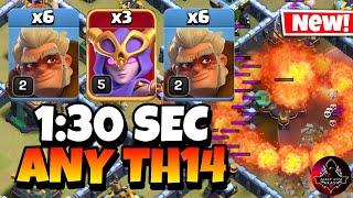 DRUIDS + SUPER WITCHES ar an UNSTOPPABLE COMBINATION in Clash of Clans | Th14 Best Attack Strategy