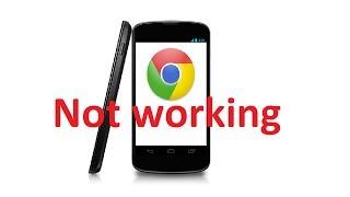 Google Chrome not working on Android || FIX