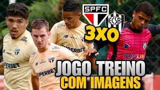 Jogo Treino (COM IMAGENS) São Paulo 3x0 São Bernardo | SPFC vence no CT! Escalação de Zubeldía E+