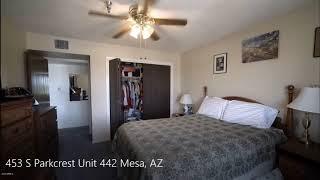 Real Estate for Sale 453 S PARKCREST    #442 442, Mesa, AZ 85206