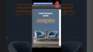 HOW TO MAKE FURNITURE MAGAZINE LAYOUT IN INDESIGN | MAGAZINE | FURNITURE MAGAZINE |