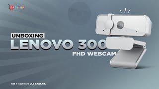 Lenovo 300 FHD Webcam with Full stereo Dual Built-In Mic