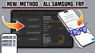 FinallyAll Samsung New Frp Bypass Method 2024 AD X ST Tool | Android 12/13/14 *#0*# Not Working.