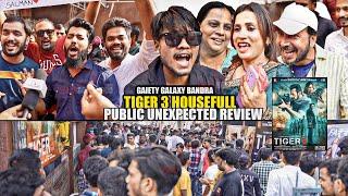 Tiger 3 | Housefull Show | Public CRAZIEST Review | Gaiety Galaxy Bandra | Salman Khan, Shahrukh