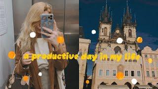 a productive day in my life // Charles University and Prague 