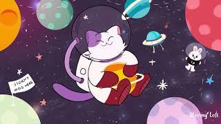 Space Lofi ~ Stormy Cat Astronaut - Beats to Relax, Chill, Study