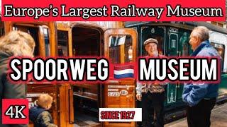 Europe’s Best Rail Museum Walking Tour 4K  Spoorweg Netherlands #marveler