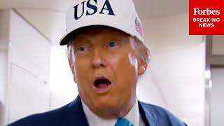 Trump Asked Point Blank If He'll Keep His New Tesla After Meltdown In Relationship With Elon Musk