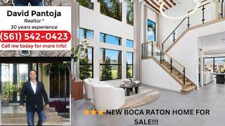 NEW BOCA RATON HOME FOR SALE! IF YOU ARE MOVING TO BOCA RATON THIS NEW CONSTRUCTION HOME IS FOR YOU!