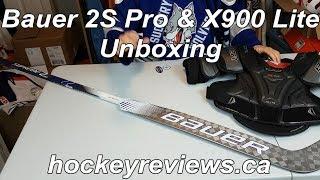 Bauer 2S Pro Stick & X900 Lite Shoulder Pads Unboxing