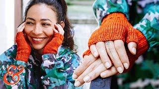 FINGERLESS GLOVES Knitting Pattern Tutorial (Step-by-Step)