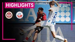 SV Wehen Wiesbaden - Hansa Rostock | Highlights 3. Liga | MAGENTA SPORT