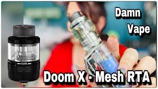 Mesh & 8ml capacity | Doom X RTA by Damn Vape