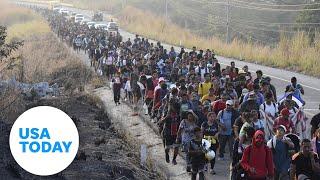 Migrant caravan moving through Mexico towards US | USA TODAY