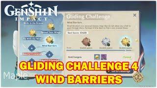 GENSHIN IMPACT GLIDING CHALLENGE "WIND BARRIERS"