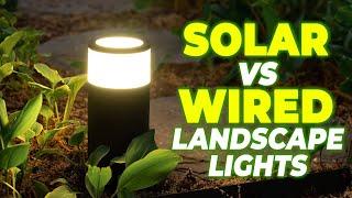 Solar vs Wired Landscape Lights: Breaking Down Their Differences (Which Is Better for You?)