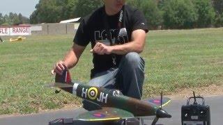 Art Tech Spitfire Scale RTF 2.4ghz RC Warbird Flight Review!  Awesome Performance!