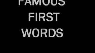 Gil Grand-Famous First Words(Lyrics)