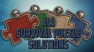 Survival Puzzle Solutions - Hearthstone Puzzle Labs