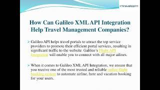 Galileo Global Distribution System