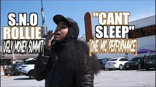 S.N.O Rollie - "Can't Sleep" [Spit University] ️One Mic Performance  #onemicperformance