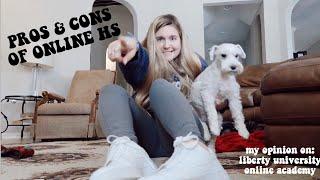 pros & cons of online high school// liberty university online academy