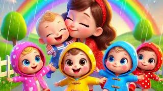 Five little babies  3d Cartoon for kids | Nursery Rhymes | Baby song