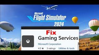 Fix Launching Microsoft Flight Simulator 2024 Opens Gaming Services On Microsoft Store On PC