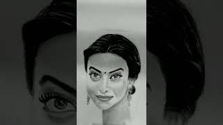 #pencil sketching #deepika padukone # love for art