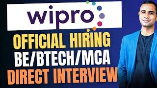 Wipro Offcampus Biggest Hiring | BE/Btech/MCA | Manual Tester Job | Batch 2024