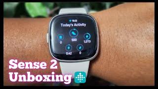 Fitbit Sense 2 Unboxing Lunar White