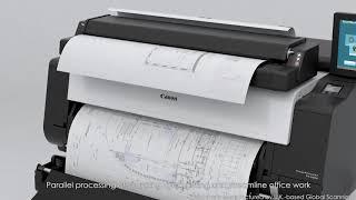 imagePROGRAF TX MFP scan and print capabilities