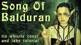 Song Of Balduran - Baldur's Gate 3 - TIN WHISTLE COVER & TABS TUTORIAL