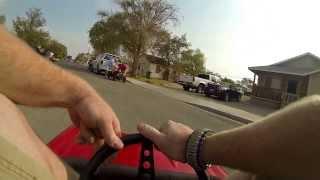 Driving a Go Cart from a Shriner's Perspective