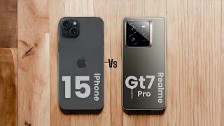 iPhone 15  vs  Realme GT 7 Pro Full Comparison