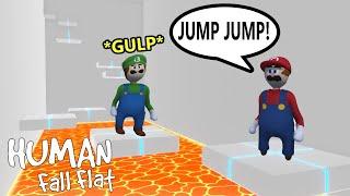 SUPER MARIO AND LUIGI DOING EXTREME PARKOUR in HUMAN FALL FLAT