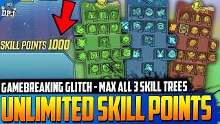 Borderlands 3 - UNLIMITED SKILL TREE POINTS GLITCH - MAX ALL 3 SKILL TREES - GAME BREAKING GLITCH